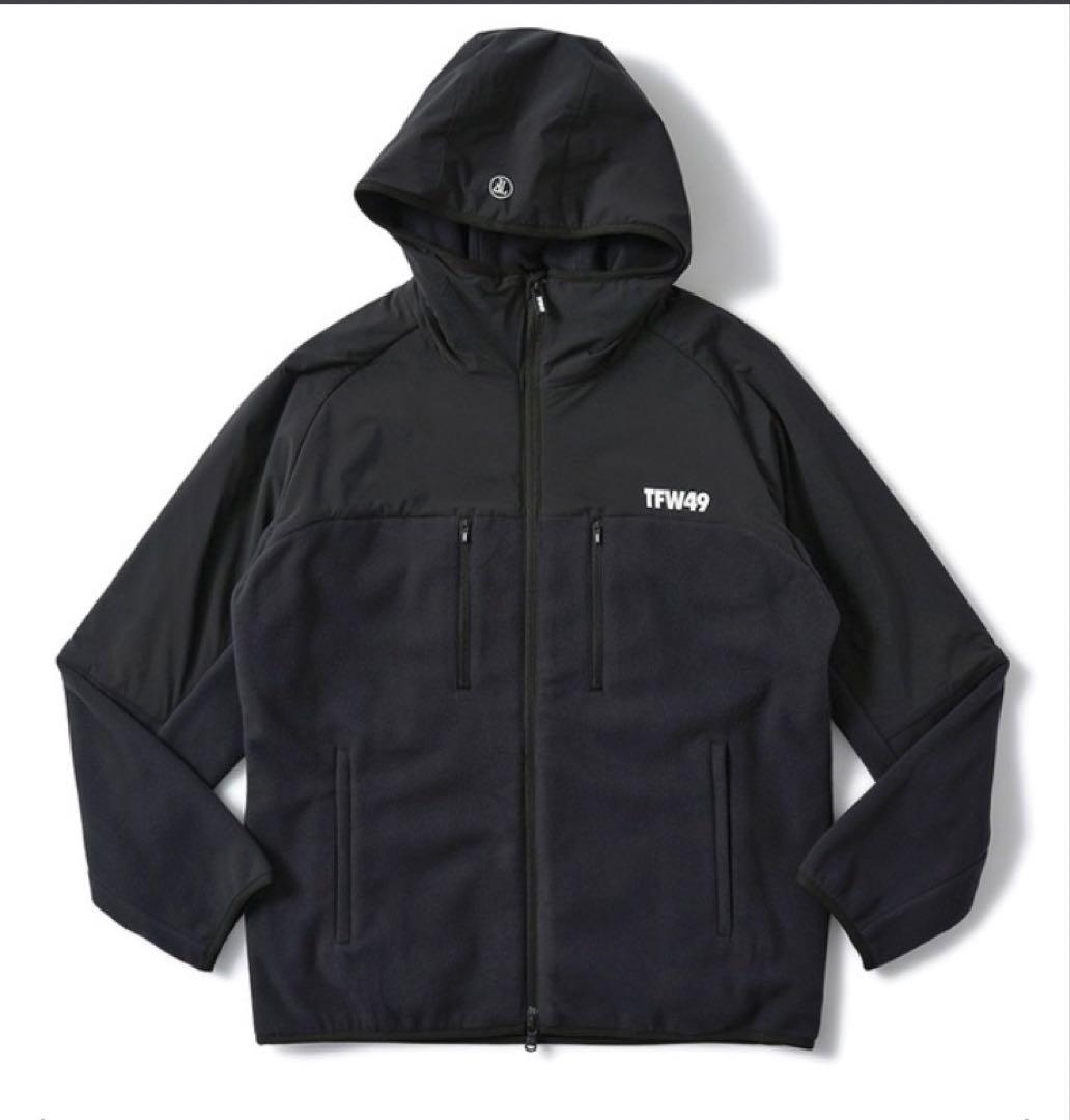 TFW49 FLEECE HOODIE BLOUSON ブラック Sサイズ