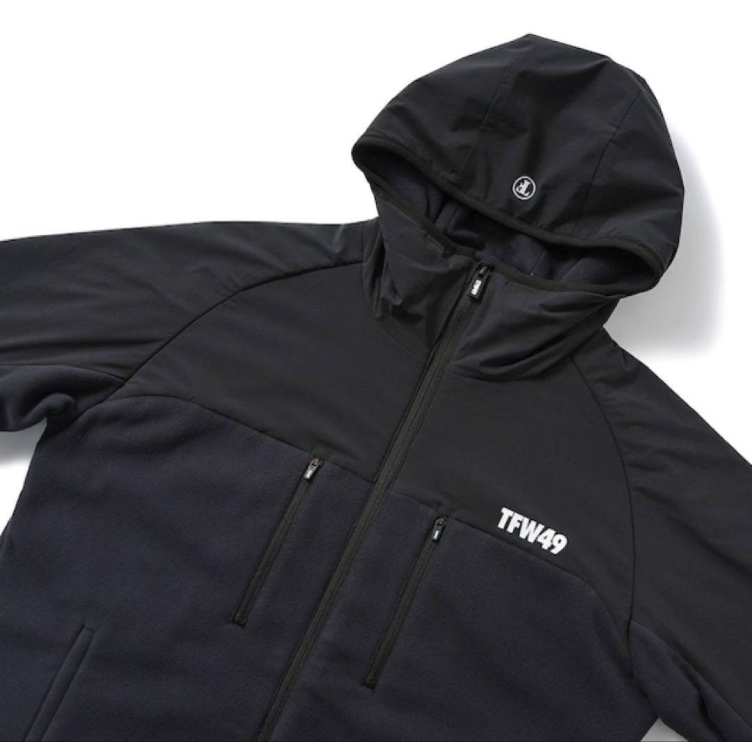 TFW49 FLEECE HOODIE BLOUSON ブラック Sサイズ