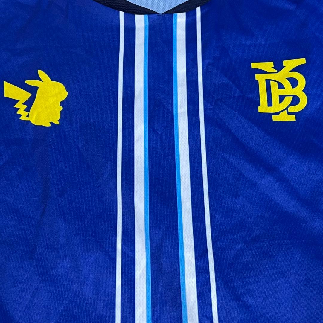ポケモン × 横浜Denaベイスターズ/ピカチュウ プラクティスTシャツ/ブルー