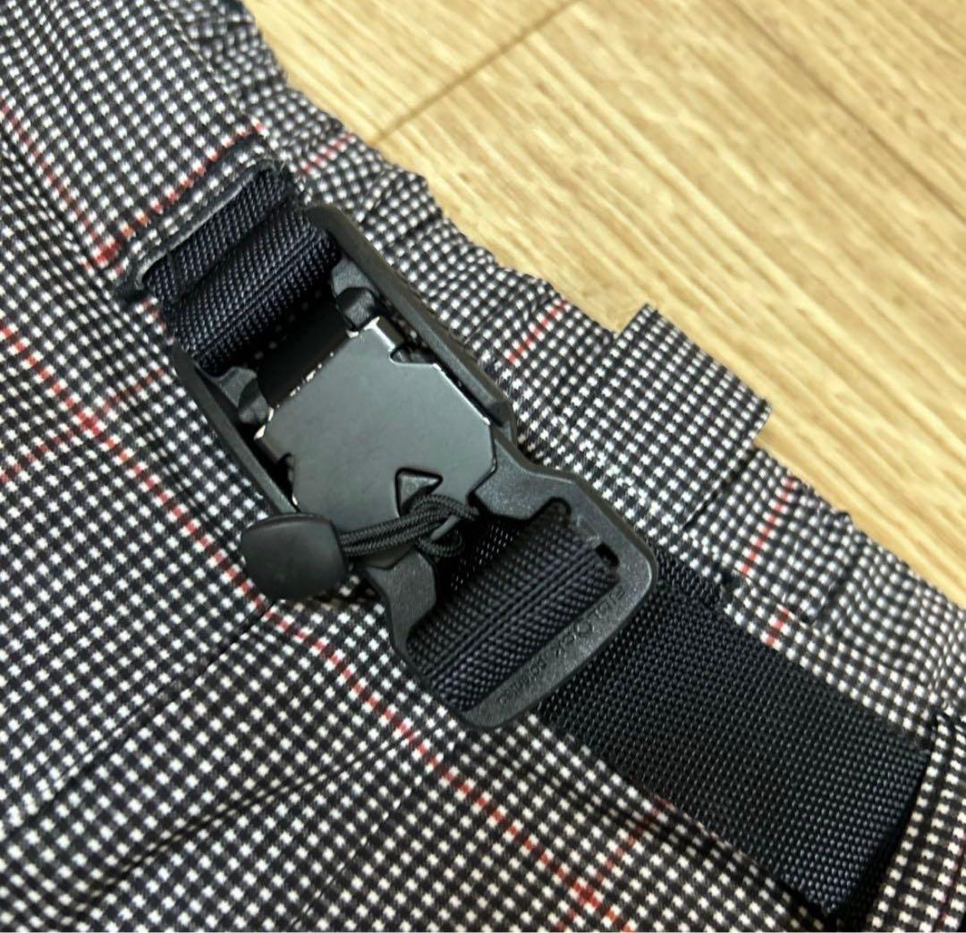 Russeluno チェック柄 スリムフィットパンツ