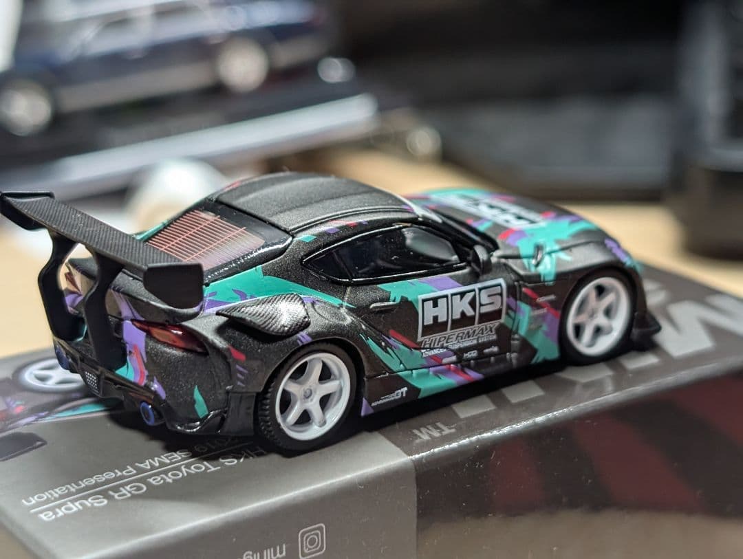MINI-GT　4台セット LBWK HKS カルソニック