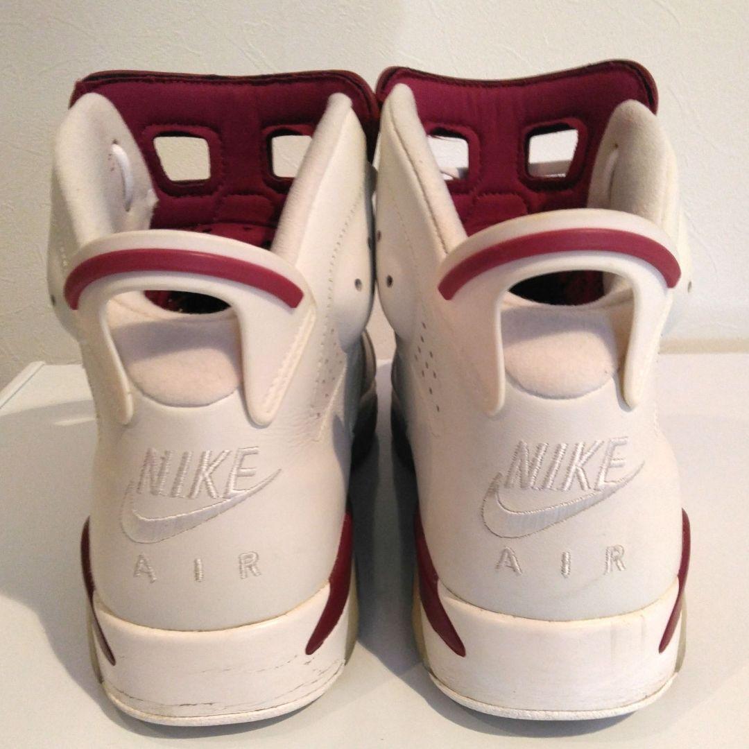 NIKE AIR JORDAN 6 レトロ ホワイト×マルーン 28.5cm