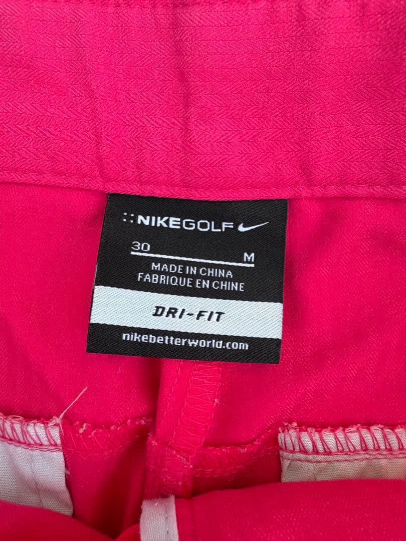 NIKE GOLF パンツ カーゴパンツ 蛍光ピンク ゴルフパンツ M