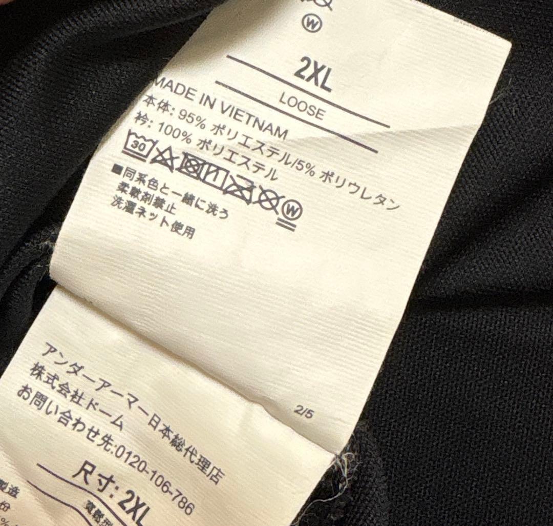 アンダーアーマー★ヒートギア★薄手ストレッチ★ポロシャツ【メンズ サイズ2XL】