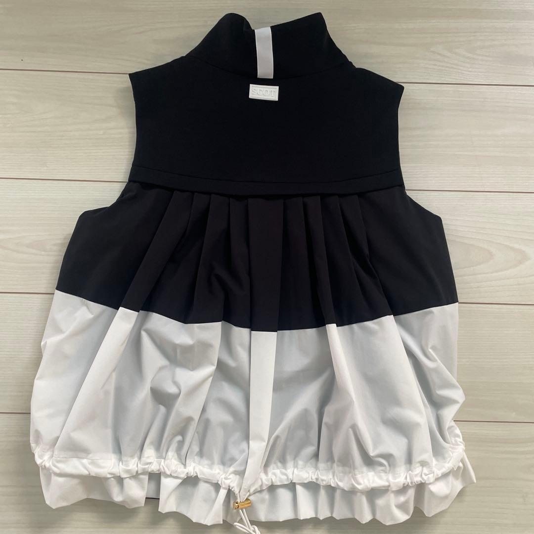 【新品】スコットクラブ　バイカラーデザインベスト