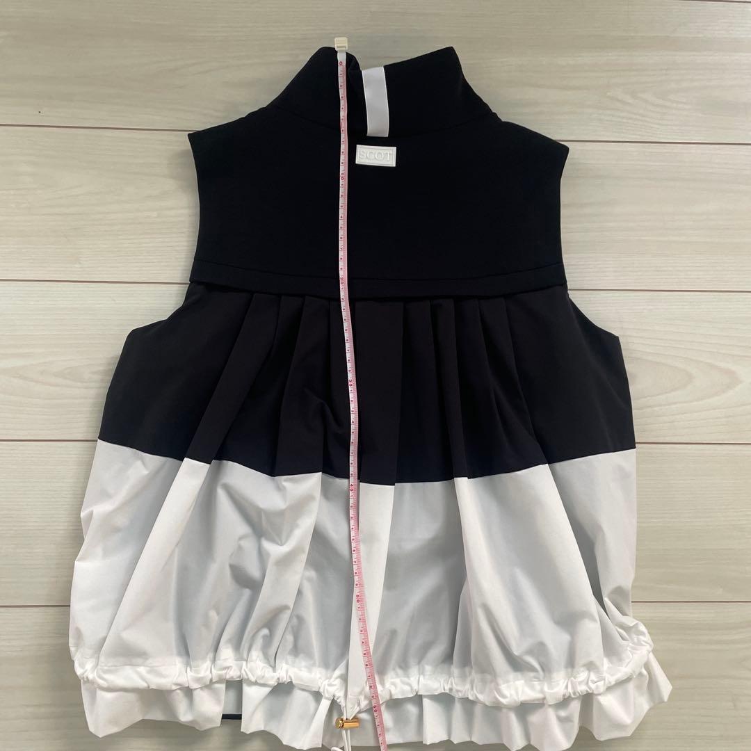 【新品】スコットクラブ　バイカラーデザインベスト