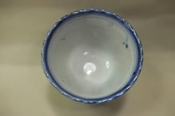 伊万里 染付 蕎麦ちょこ 10個 染付 時代物 骨董 共箱