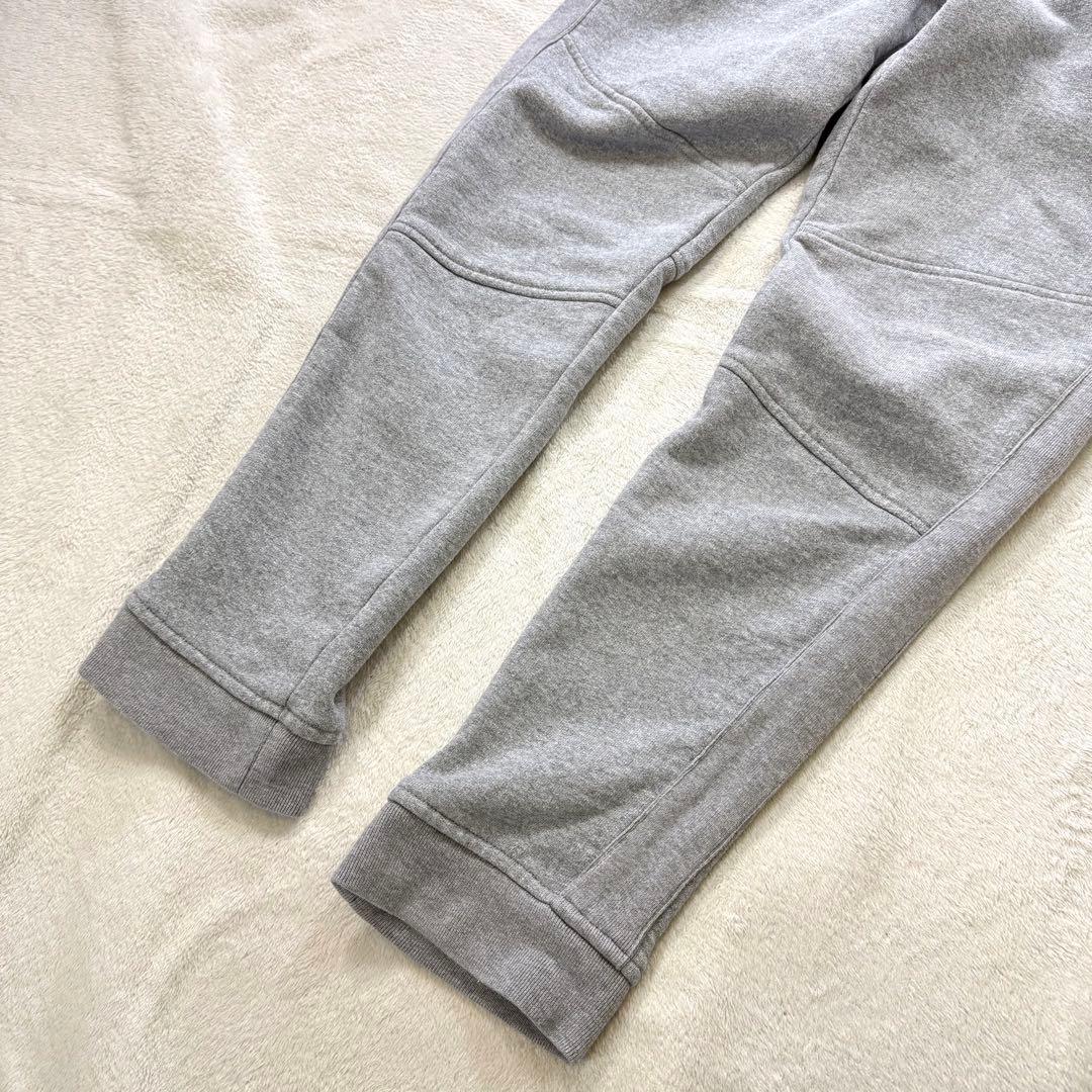 Rosasen 刺繍ロゴ 裏起毛 ウエストゴム スウェットジョガーパンツ L