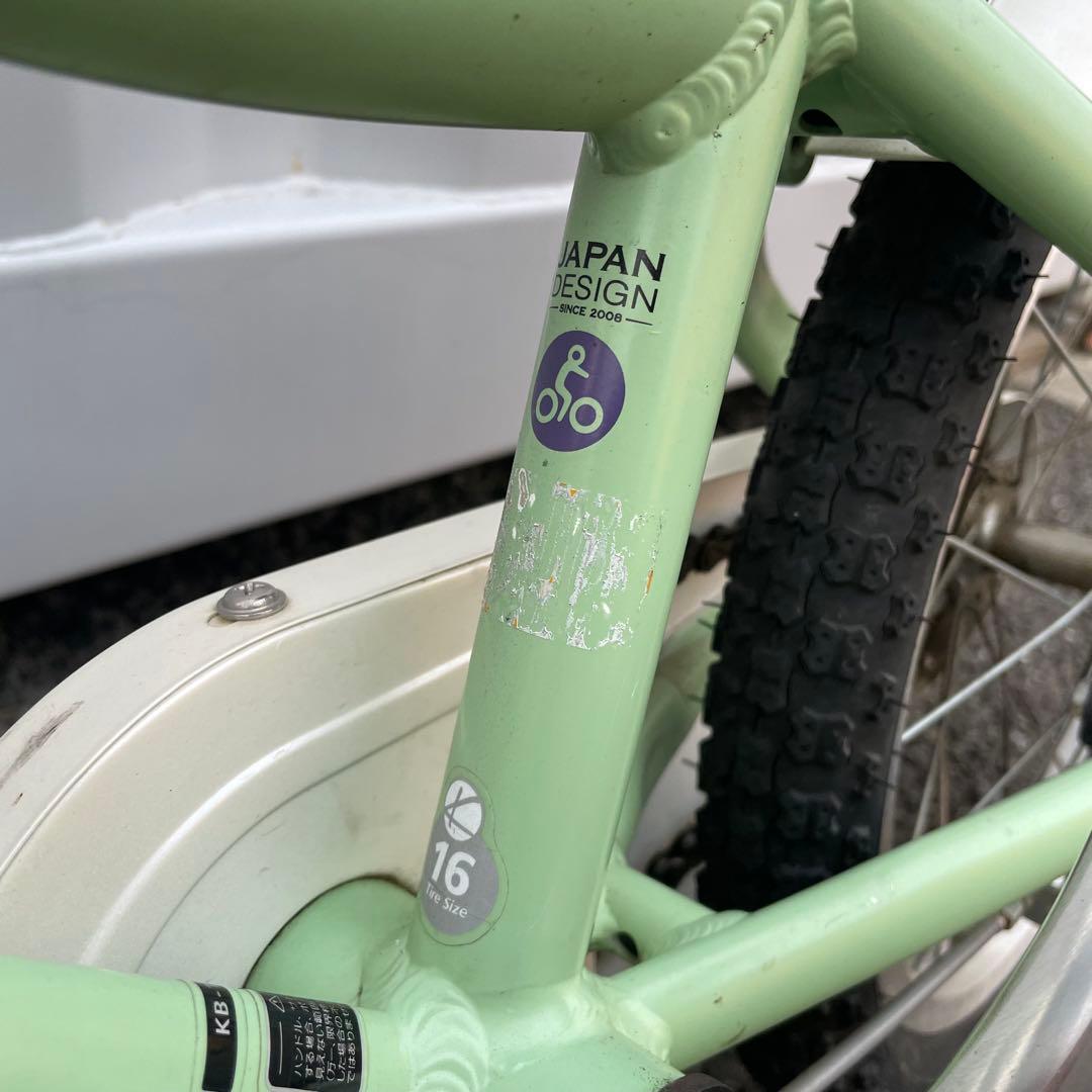 子供用自転車 16インチ asson K16 身長99-115cm 補助輪なし