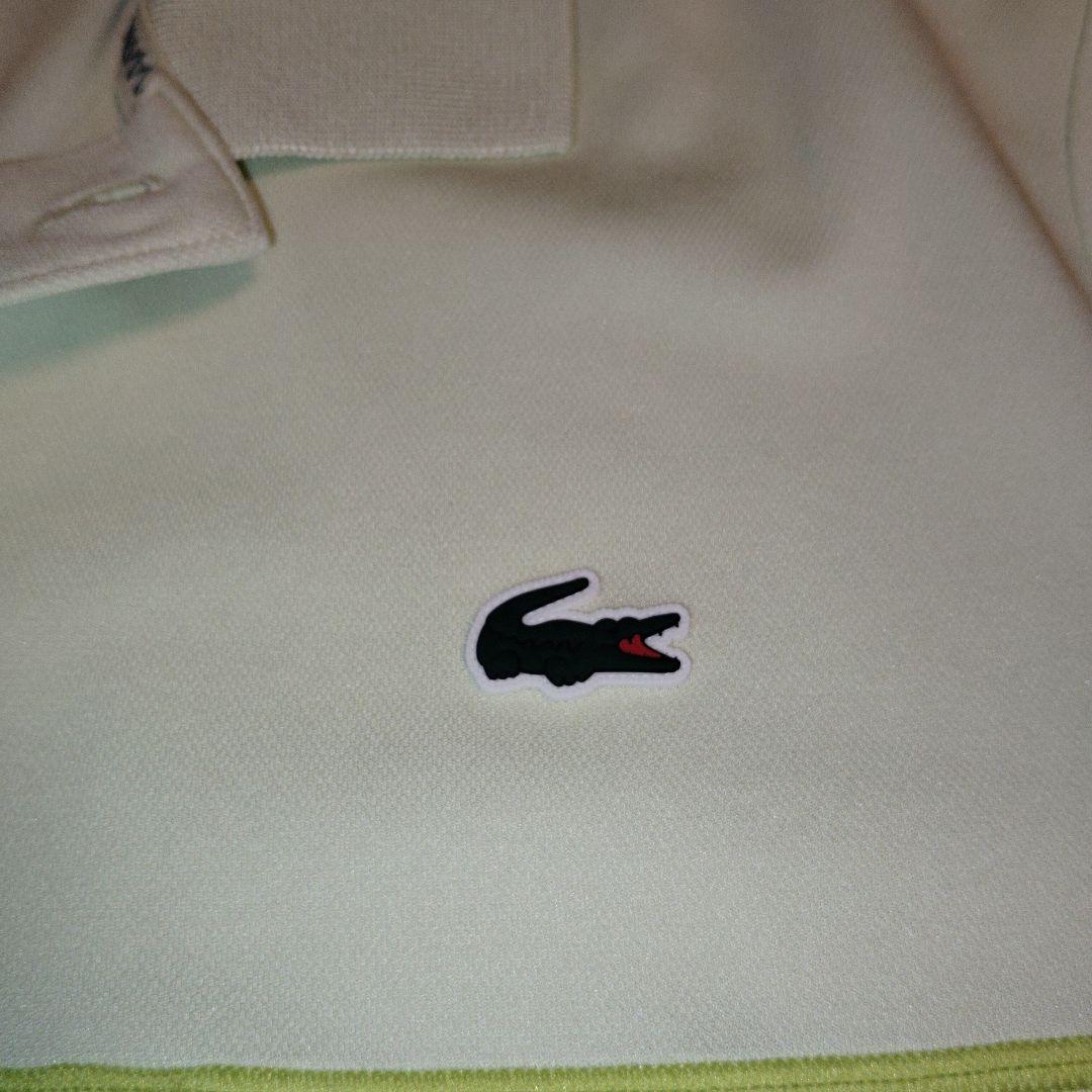 ディミトロフモデル　LACOSTE ライトイエローポロシャツLとパンツL