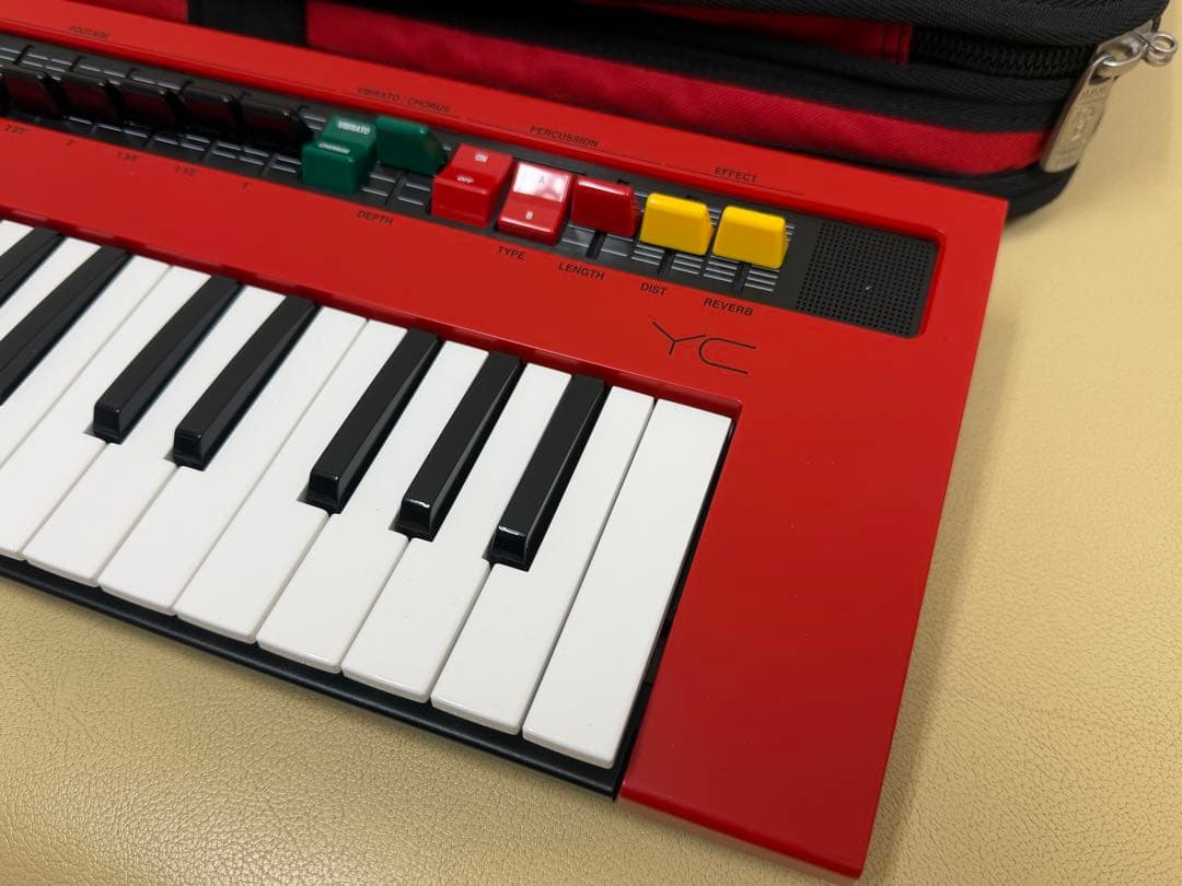 Yamaha reface YC 専用ケース、付属品付き