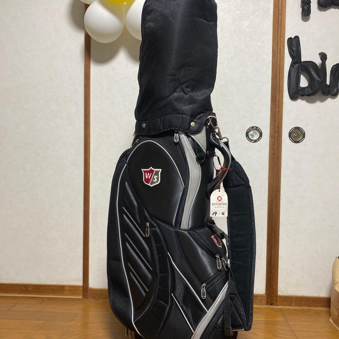 最終値下げ‼️Wilson Staff キャディバッグ ブラック/シルバー