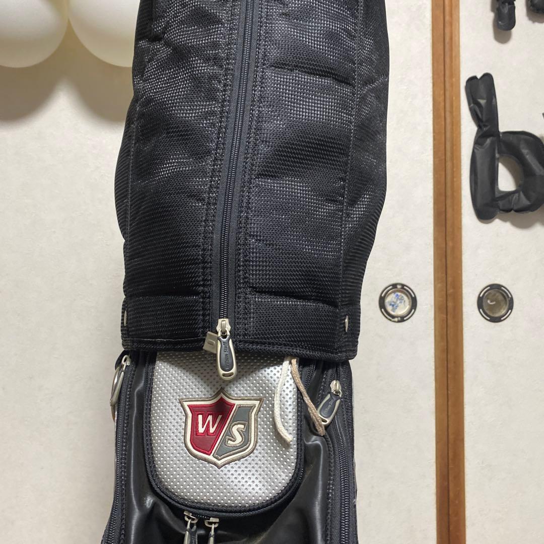 最終値下げ‼️Wilson Staff キャディバッグ ブラック/シルバー