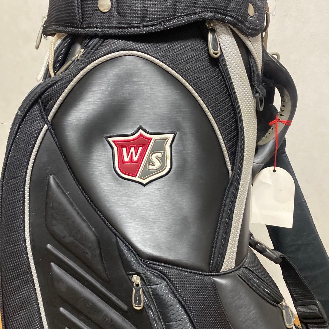 最終値下げ‼️Wilson Staff キャディバッグ ブラック/シルバー