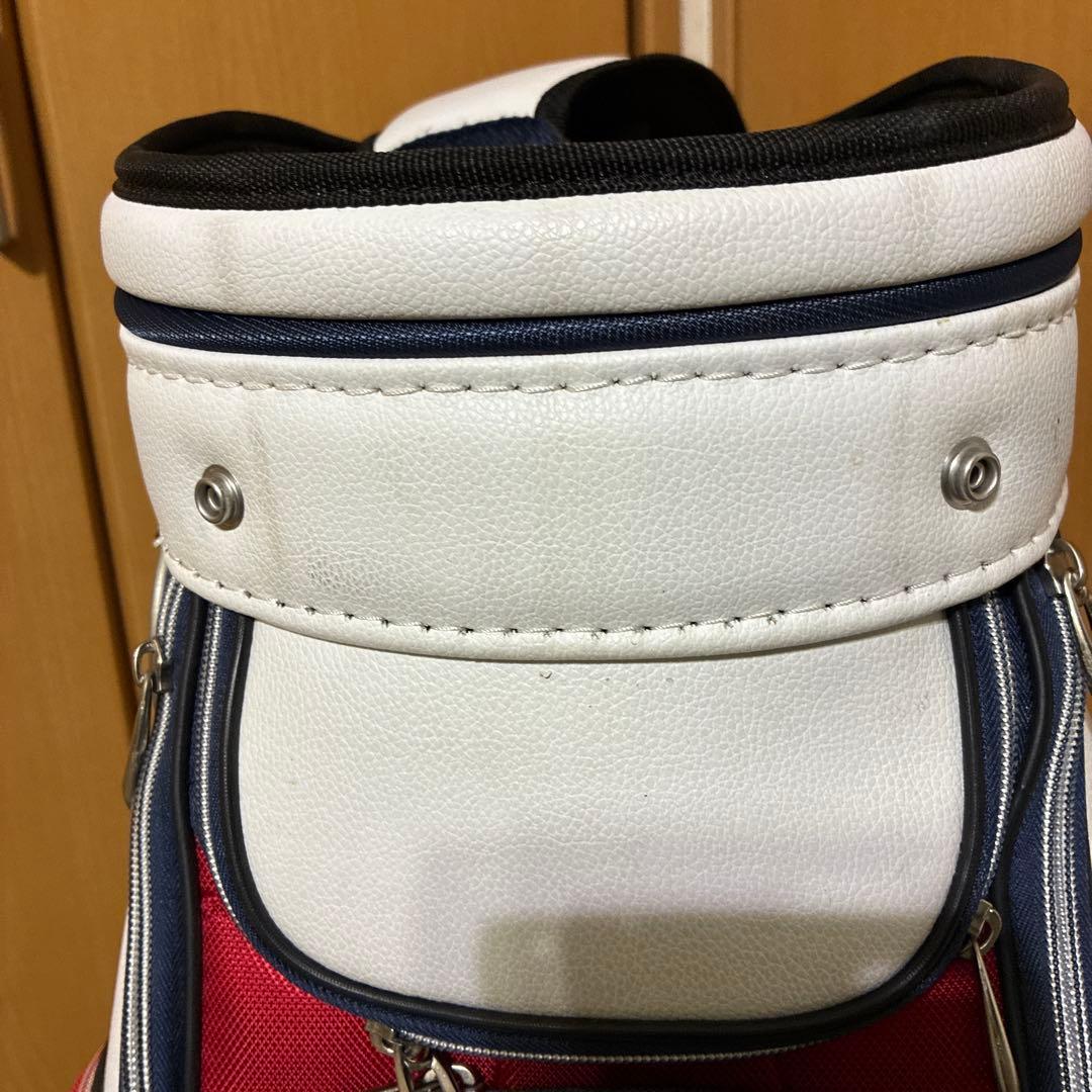 Cleveland Golf キャディバッグ ホワイト/ネイビー/レッド