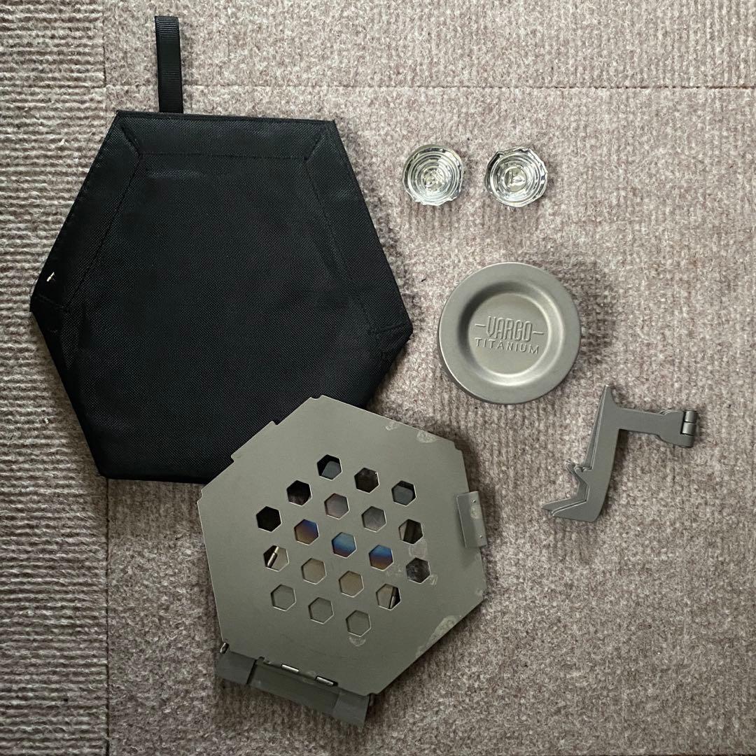 VARGO チタン ヘキサゴンウッドストーブ & チタニウムコンバーターストーブ