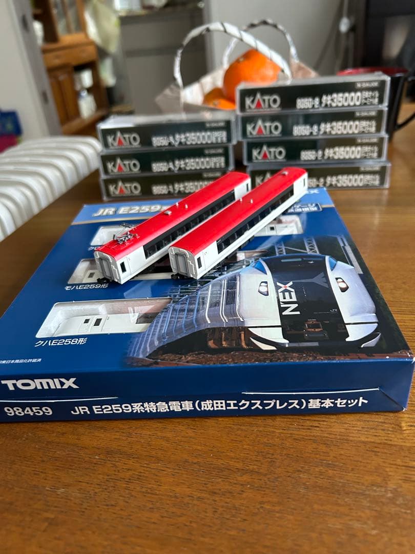 08 NゲージE259系成田エクスプレス 3輌セットプラス増結セット2輌