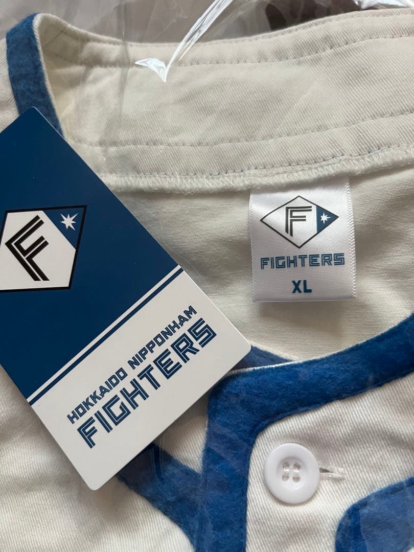 ベースボールシャツ 日本ハム ファイターズ F ユニフォーム XL Tシャツ
