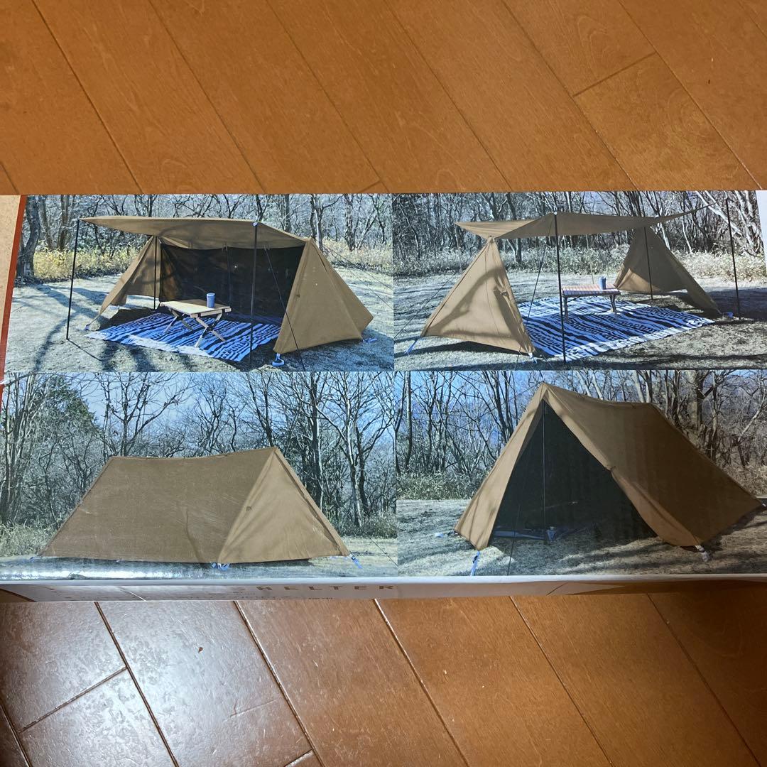 山善　CAMPERS COLLECTION TCハーフシェルター　THF-340