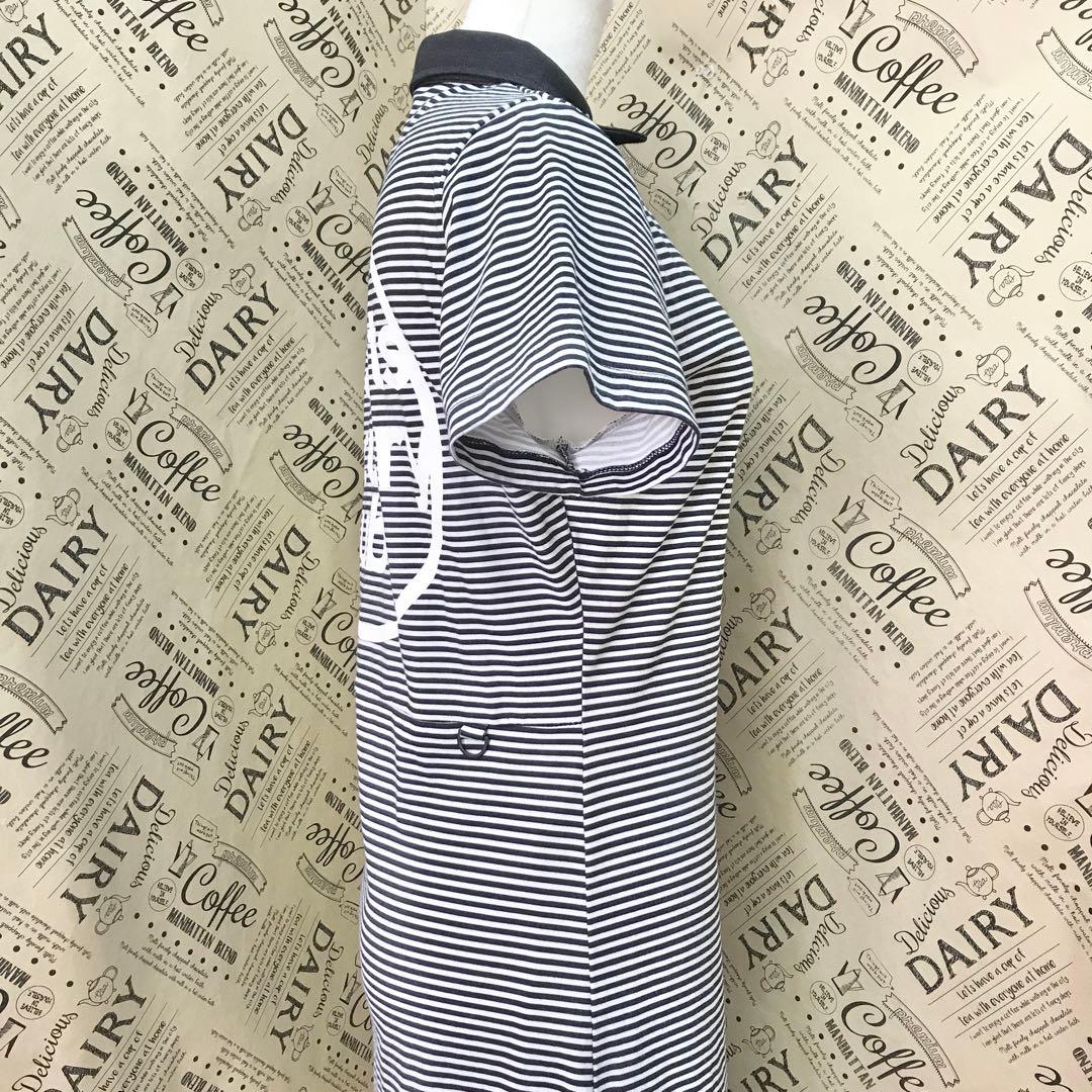 #FR2GOLF シャツワンピース M ショート ボーダー スカート S3377
