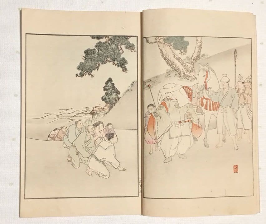 多色刷り木版画本日本歴史画報第三号編輯者松本楓湖明治25年大倉書店出版