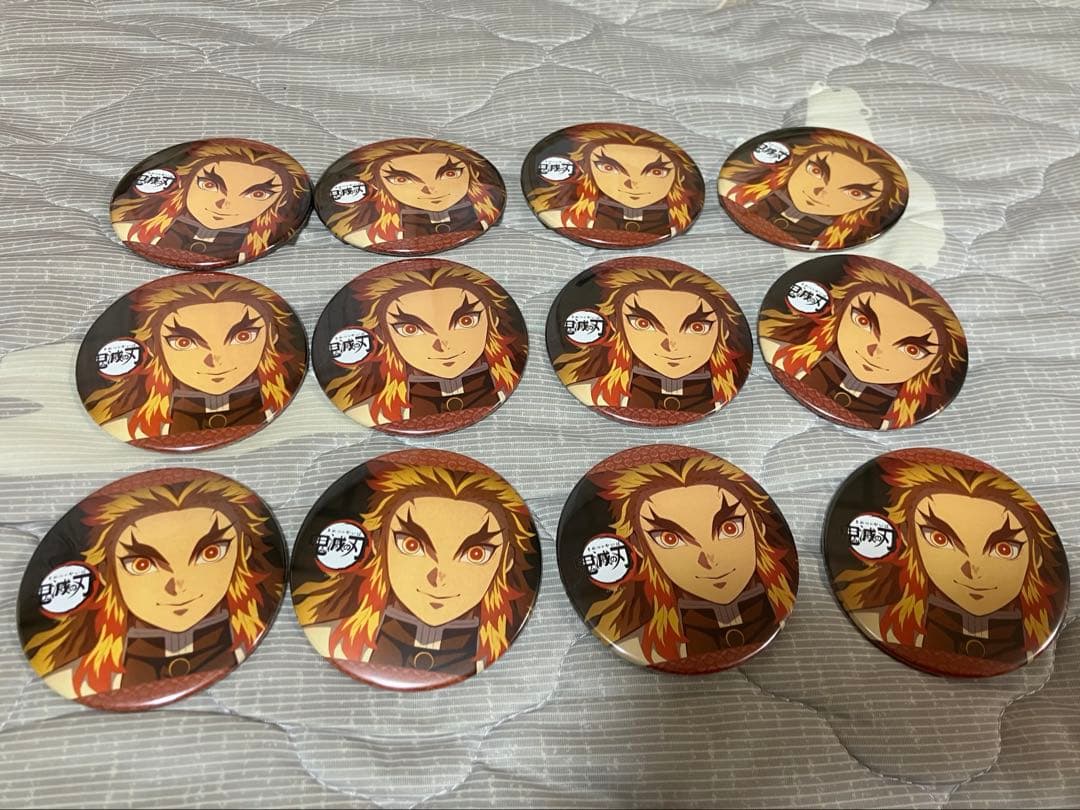鬼滅の刃　煉獄　缶バッジ　柱合会議　煉獄杏寿郎　ufotable 缶バッジ