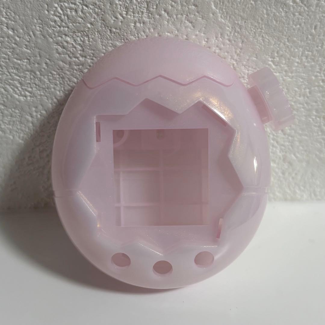 たまごっちパラダイス カスタムシェル マカロンピンク パールラメ ピンク