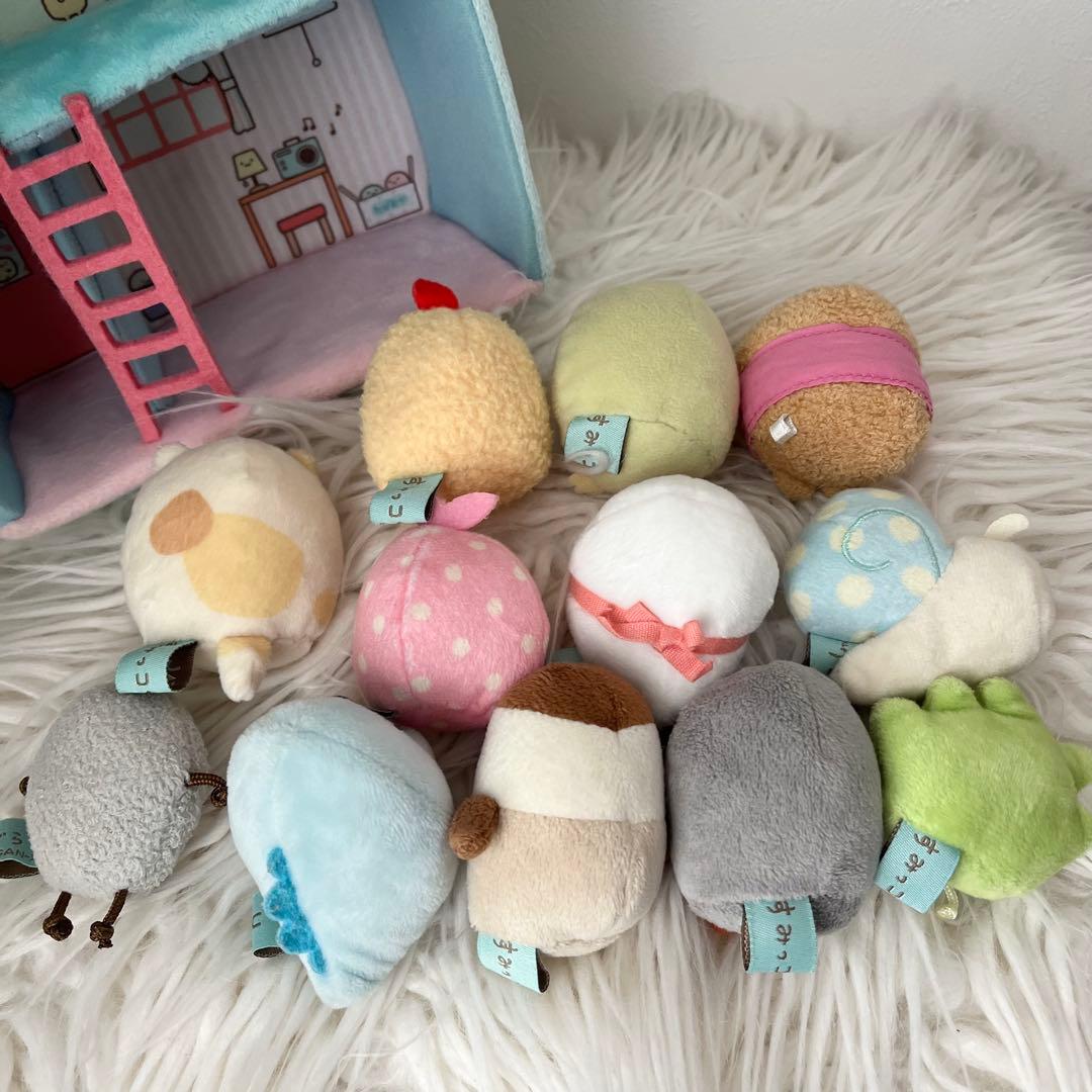 すみっコハウス 屋上庭園付き2階建て&てのりぬいぐるみ12体セット