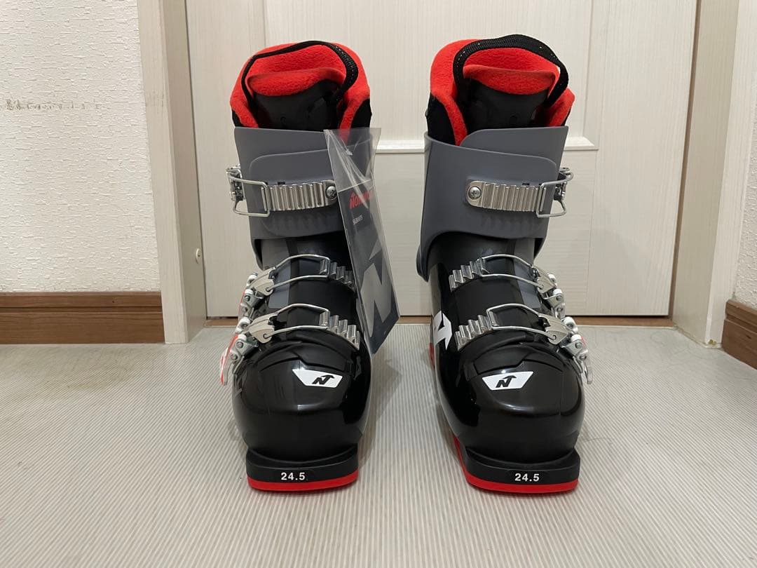 NORDICA ジュニア　スキーブーツ　24.5 ブラック/レッド