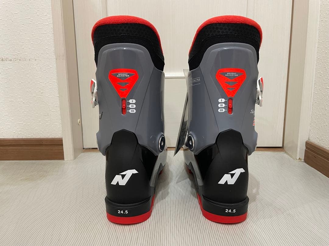 NORDICA ジュニア　スキーブーツ　24.5 ブラック/レッド
