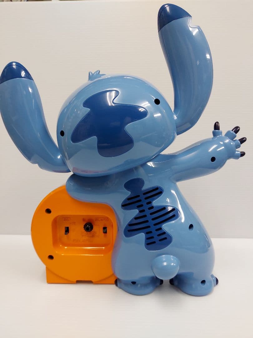 <新品·未使用> ディズニー スティッチおしゃべり目覚まし時計 (箱·説明書付)