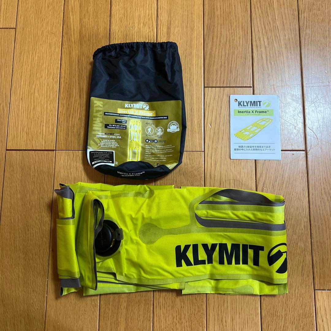 KLYMIT Inertia X Frame スリーピングマット