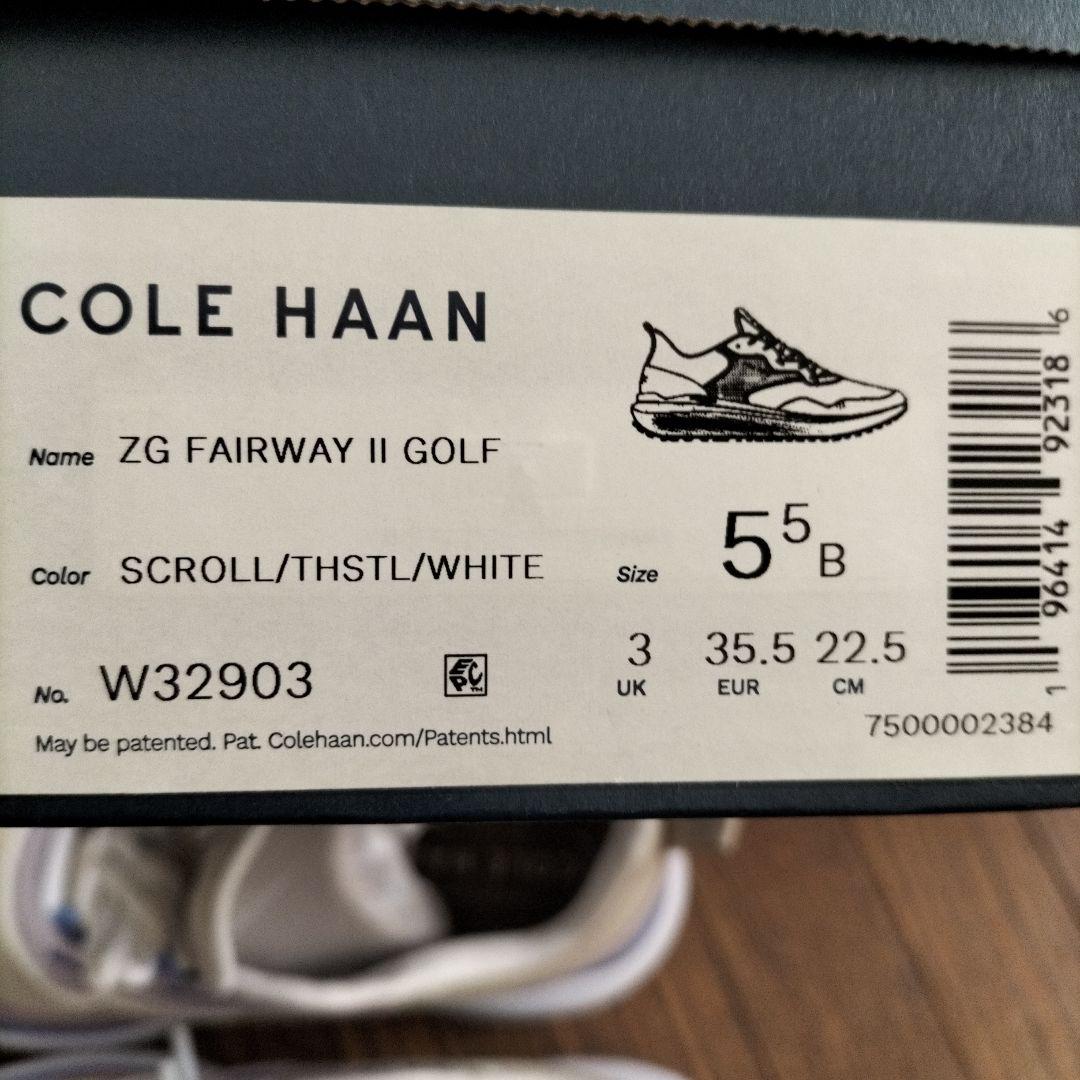 試し履きのみCOLE HAAN スニーカー ベージュ/ラベンダー