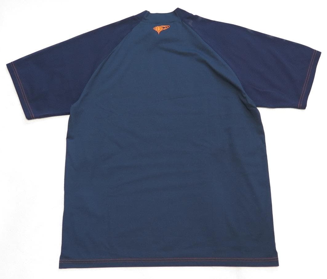 BEAMS GOLFビームスゴルフ ラグラン切り替えモックネックシャツNAVY