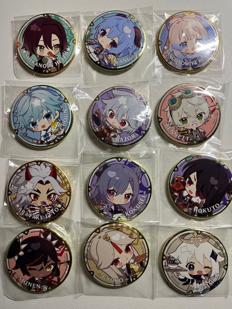原神 スイパラ アクキー 缶バッジ まとめ売り