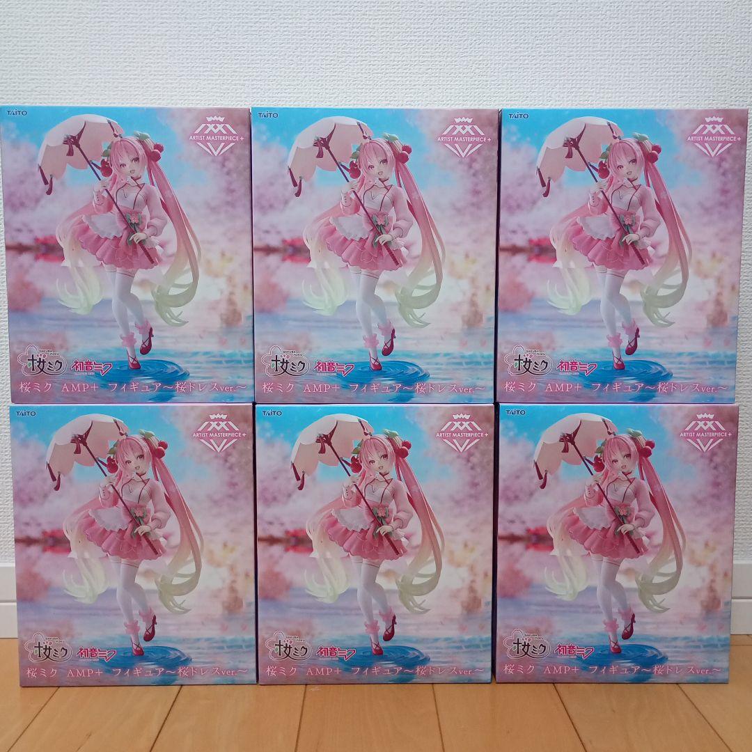 初音ミク　フィギュア　桜ミク　AMP+　〜桜ドレスver.〜