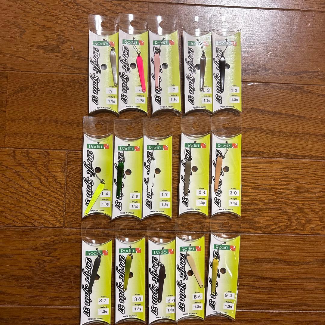 ロデオクラフトドリフトスピン37 1.3g 15個セット新品未使用