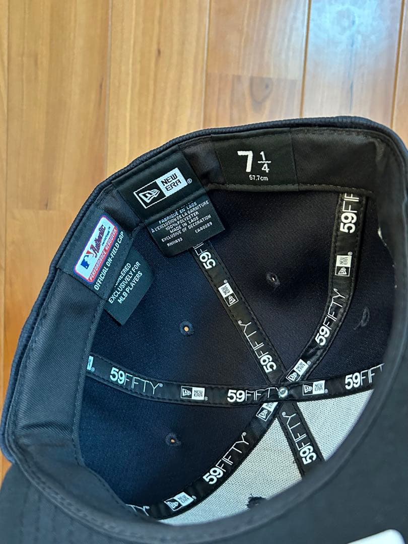 新品 ヤンキースニューエラ59FIFTY LP 7 1/4スプリングキャンプ
