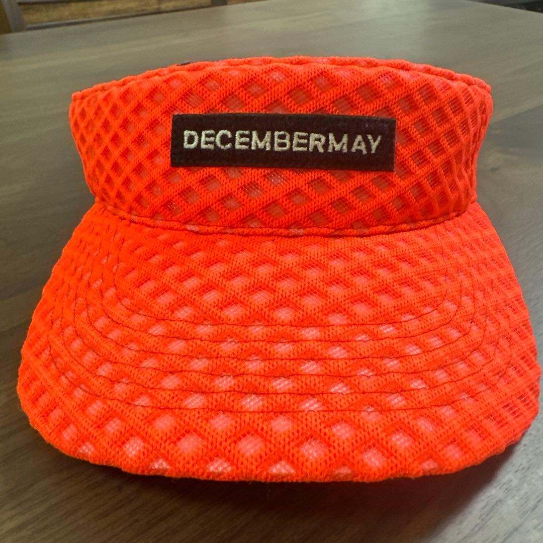 美品:DECEMBERMAY メッシュバイザー オレンジ