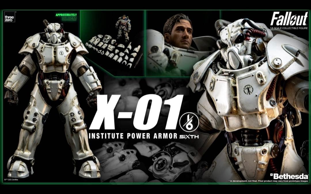 最終出品　ThreeZero fallout 1/6 X-01