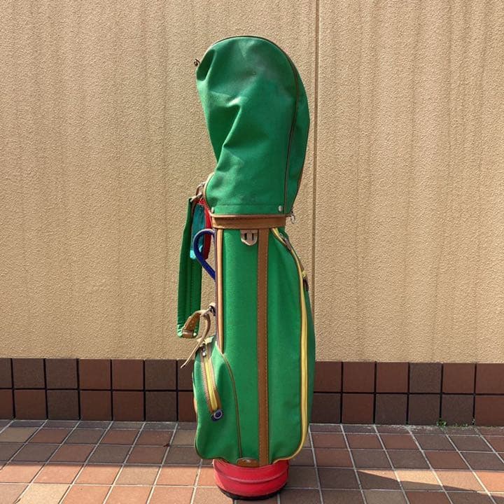カステルバジャック Castelbajac キャディバッグ ゴルフバッグ レザー
