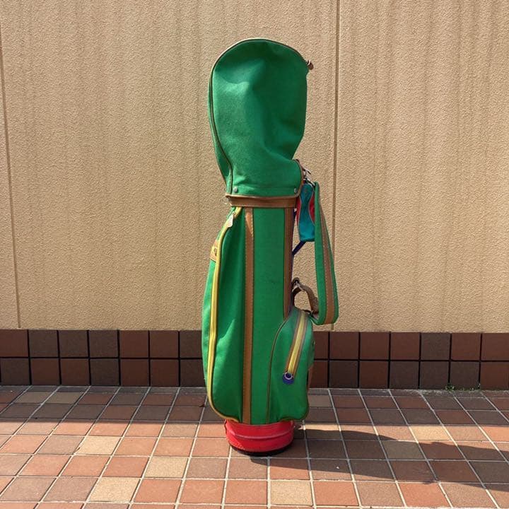カステルバジャック Castelbajac キャディバッグ ゴルフバッグ レザー