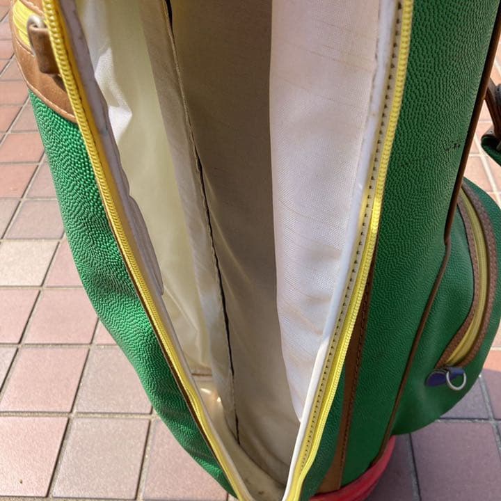 カステルバジャック Castelbajac キャディバッグ ゴルフバッグ レザー