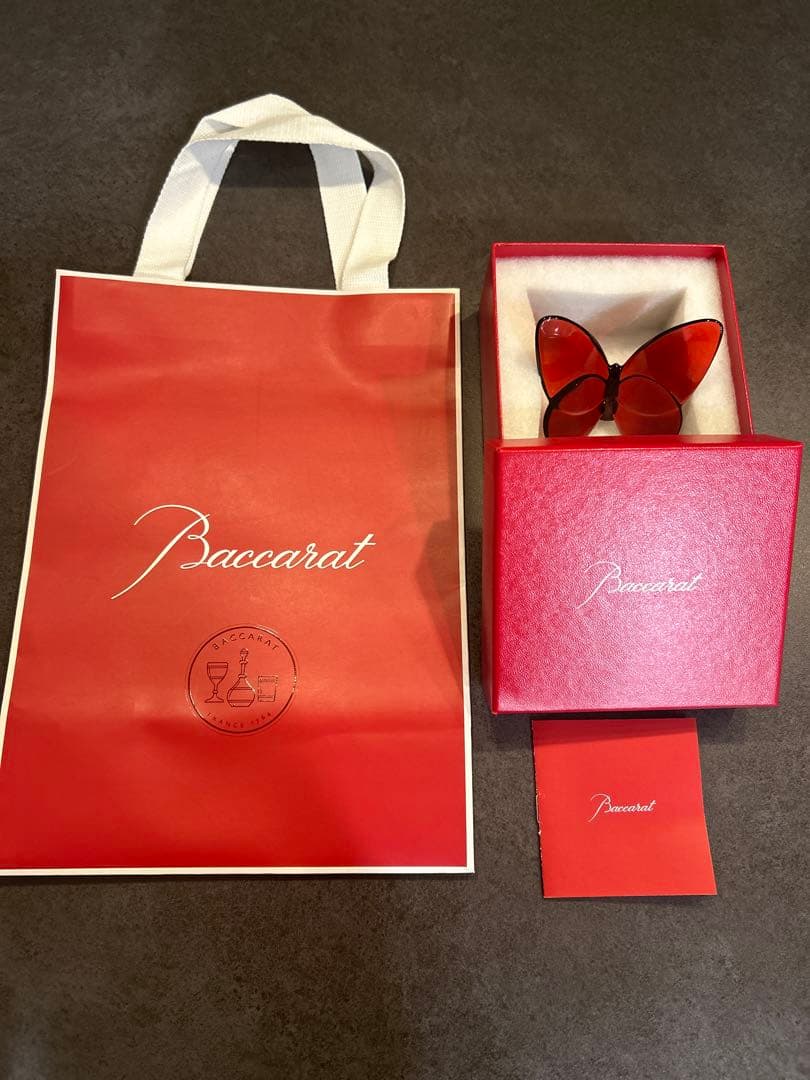 【新品】Baccarat ラッキーバタフライ