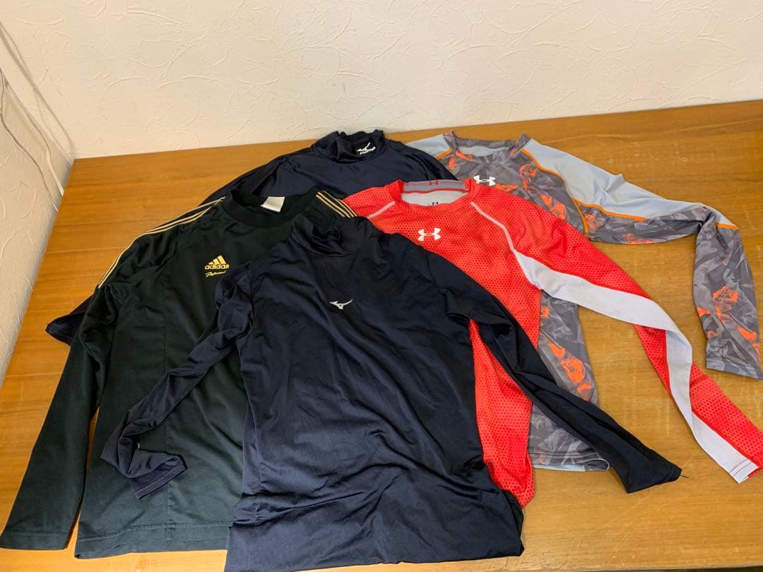 N0303-08★野球ウェア 長袖 アンダーシャツ Under Armour