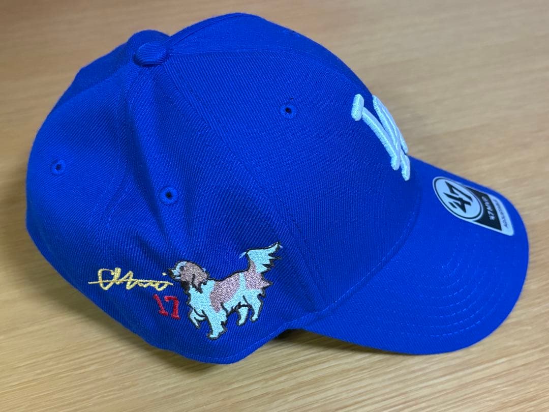ドジャース キャップ 大谷•デコピン刺繍入り