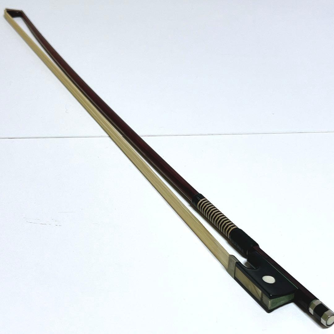 【高級】archet★バイオリン弓 1/4サイズ　　PE1003 張り替え不用