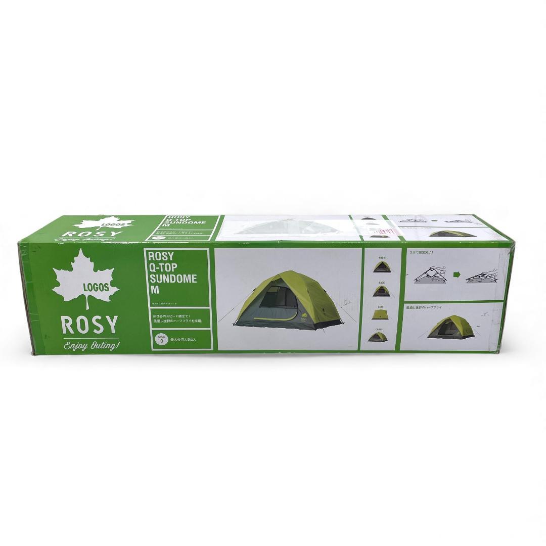 【未開封品】LOGOS ROSY Q-TOP SUNDOME M （1〜3人用）
