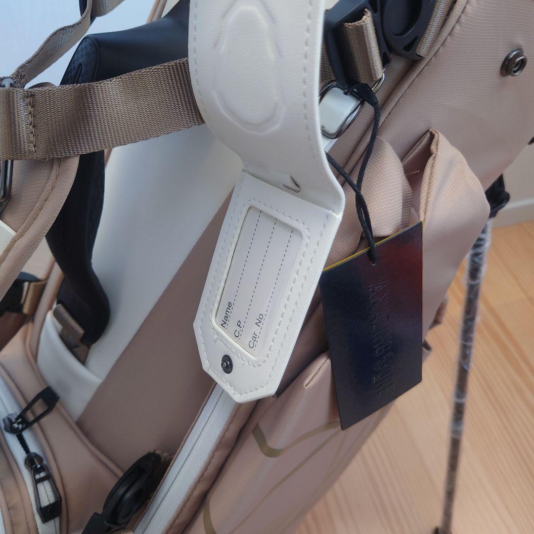 アメージングクリー ベージュ スカルゴルフキャディバッグ新品未使用品