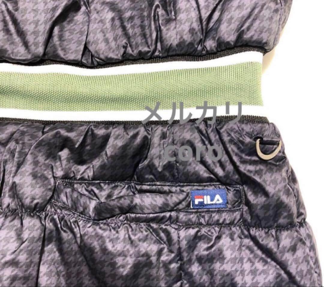 FILA フィラ ゴルフ レディース ワンピース 中綿 撥水加工 保温 蓄熱 M